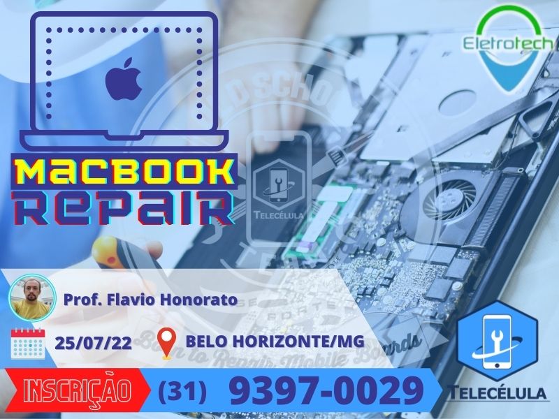 Sem Imagem - TREINAMENTO OLD SCHOOL MACBOOK PRO E IMAC - FULL MAC REPAIR SOFTWARE, HARDWARE E REBALLING